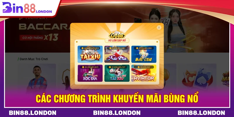 Các chương trình khuyến mãi bùng nổ 