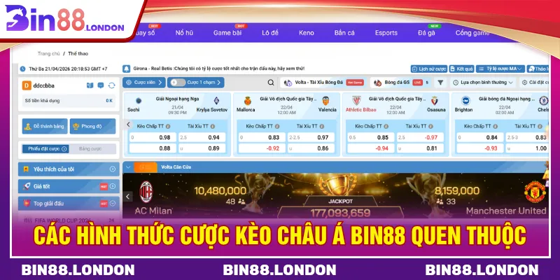 Đa dạng các hình thức đặt cược giúp thắng dễ dàng