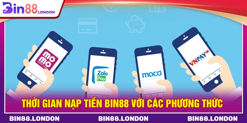 Mỗi phương thức có thời gian để xử lý thanh toán khác nhau